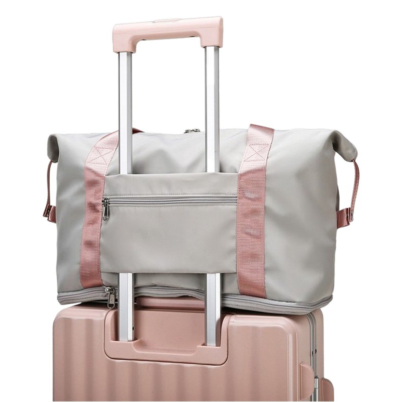 Comercio exterior nuevo húmedo y seco separación deportes bolsa de hombro portátil yoga fitness gran capacidad bolsa de viaje plegable expansión