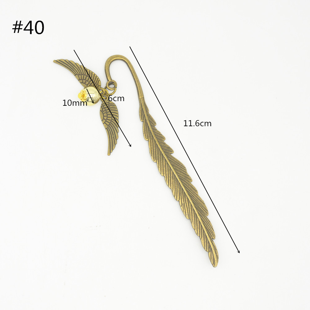 ¡En stock! Marcadores de libros redondos, marcadores de libros con alas brillantes, marcadores de libros con diseño de vena de hoja, marcadores de libros con plumas, marcadores de libros metálicos, marcadores de libros con alas. image 47