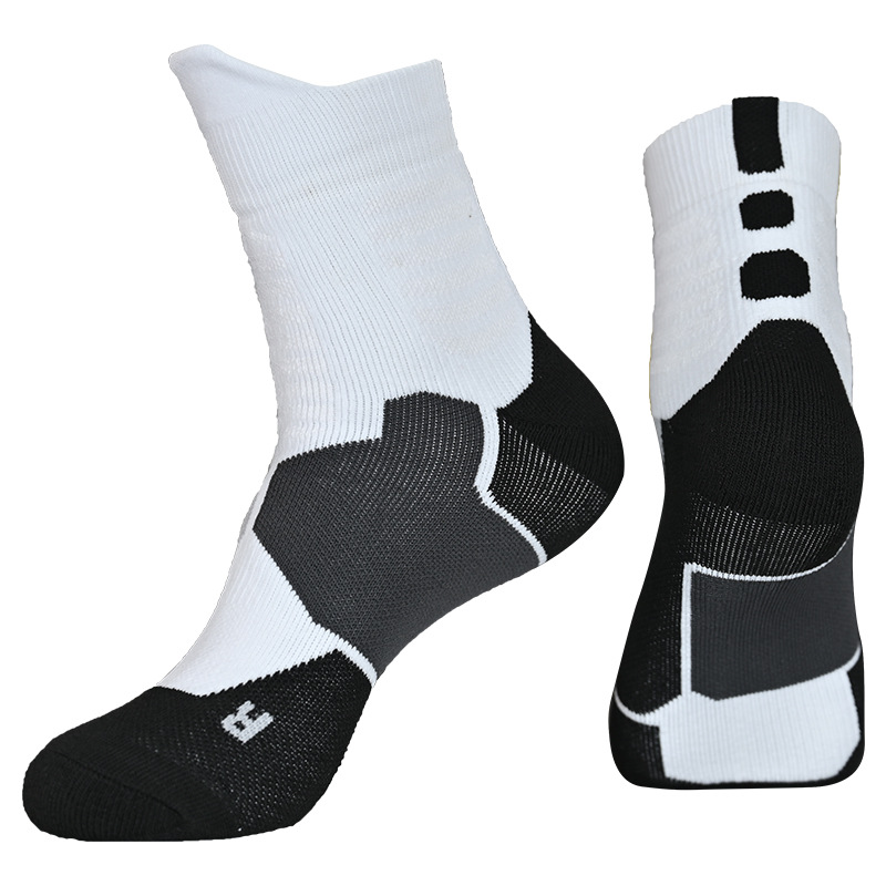 Basketball Socks Bullfighting Adult Men's High-Top Sports Towel Bottom Practical Professional Long-Tube Mid-Tube Elite Thick Running Socks