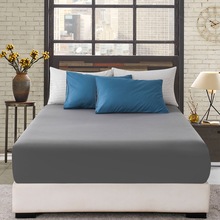 跨境亚马逊纯色四件套磨毛床单被套三件套外贸简约床上四件套批发