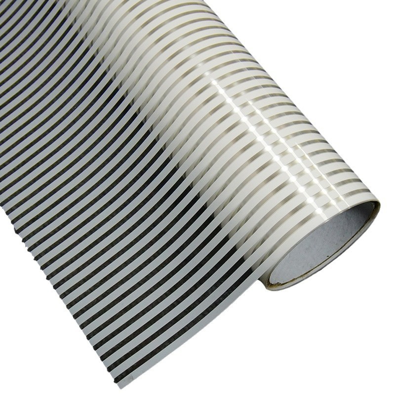 Autoadhesivo adhesivo de vidrio estriado adhesivo de película cuadrada PVC adhesivo de vidrio de ventana de oficina dormitorio adhesivo de vidrio