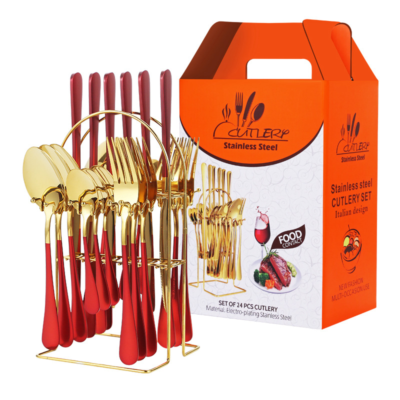 레드 골드 24PC-레드 박스