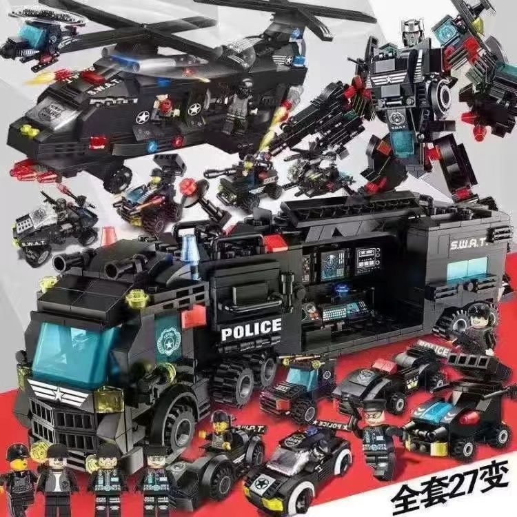 Luxury Black Eagle Black Police Set