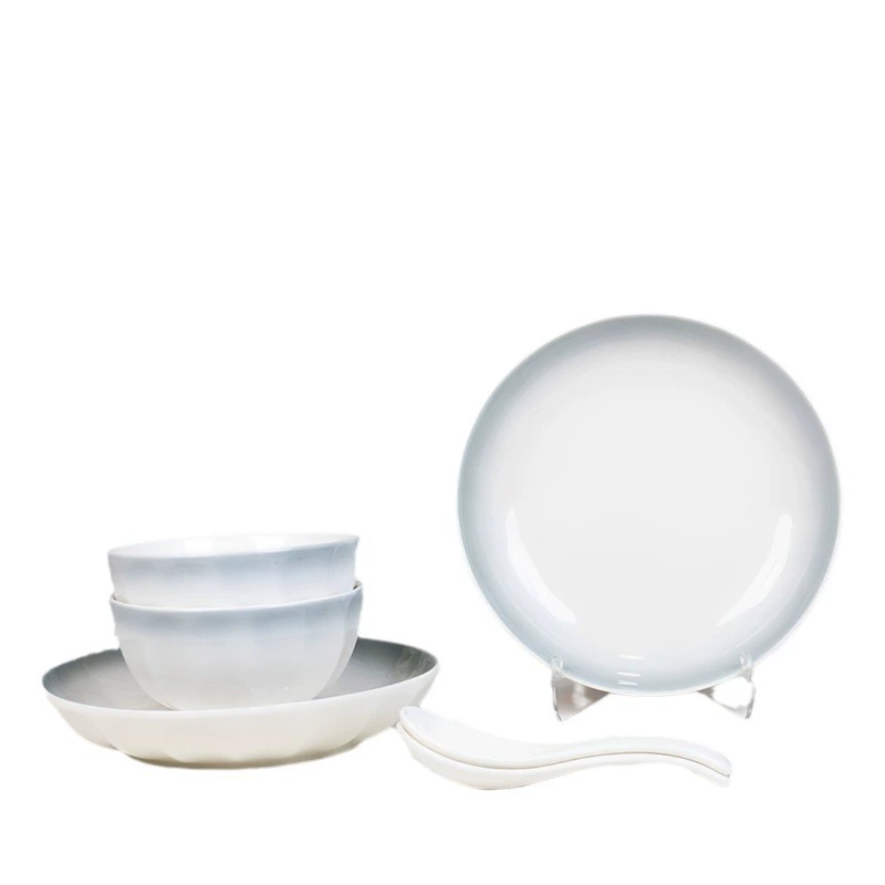 Ceramic Soup Bowl Set, simple elegant design, assorted pieces (ceramic tableware)