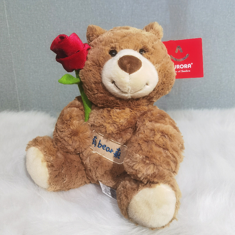 Cumpleaños oso muñeca oso juguete de peluche lindo oso de peluche garra máquina muñeca abrazo oso regalo de Navidad