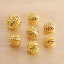 �~�18k��ɫ��ɫ�U������ʯ�Ϲ���10mm��diy�ֹ������Ʒ���