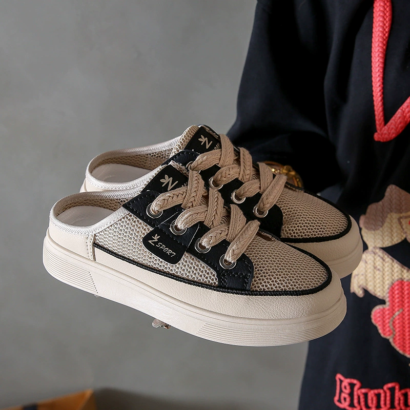 Корейская версия полых белых туфель женская 2025 года