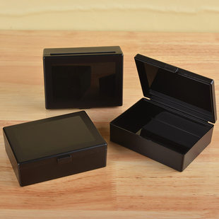 Table black matte plastic storage box, card, storage system, material, increased thickness