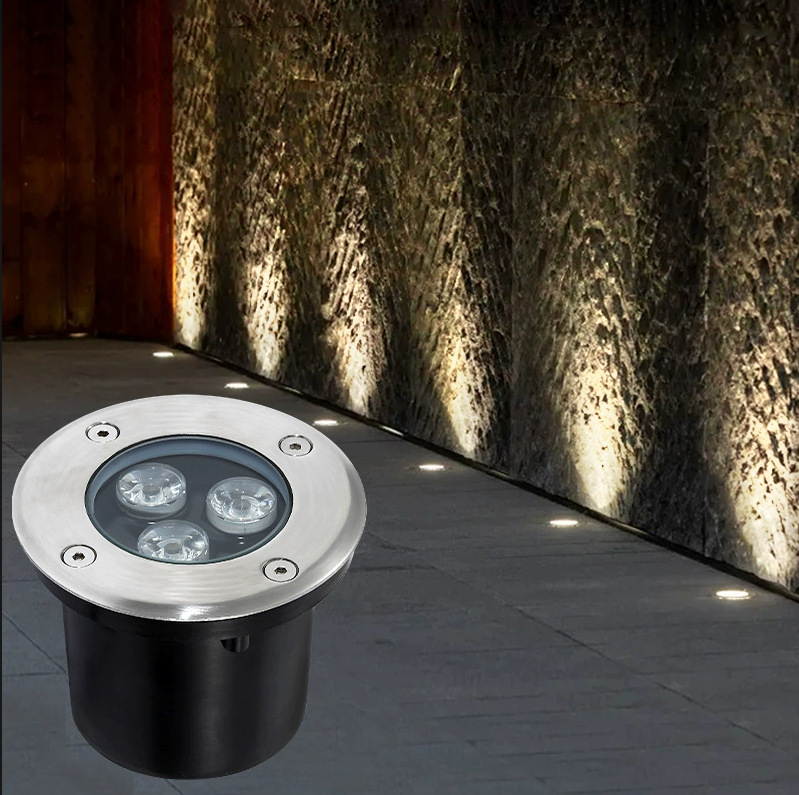 Lámpara enterrada LED Lámpara de piso empotrada Lámpara de césped impermeable al aire libre Lámpara de paisaje de jardín Lámpara enterrada Lámpara de pared image 3