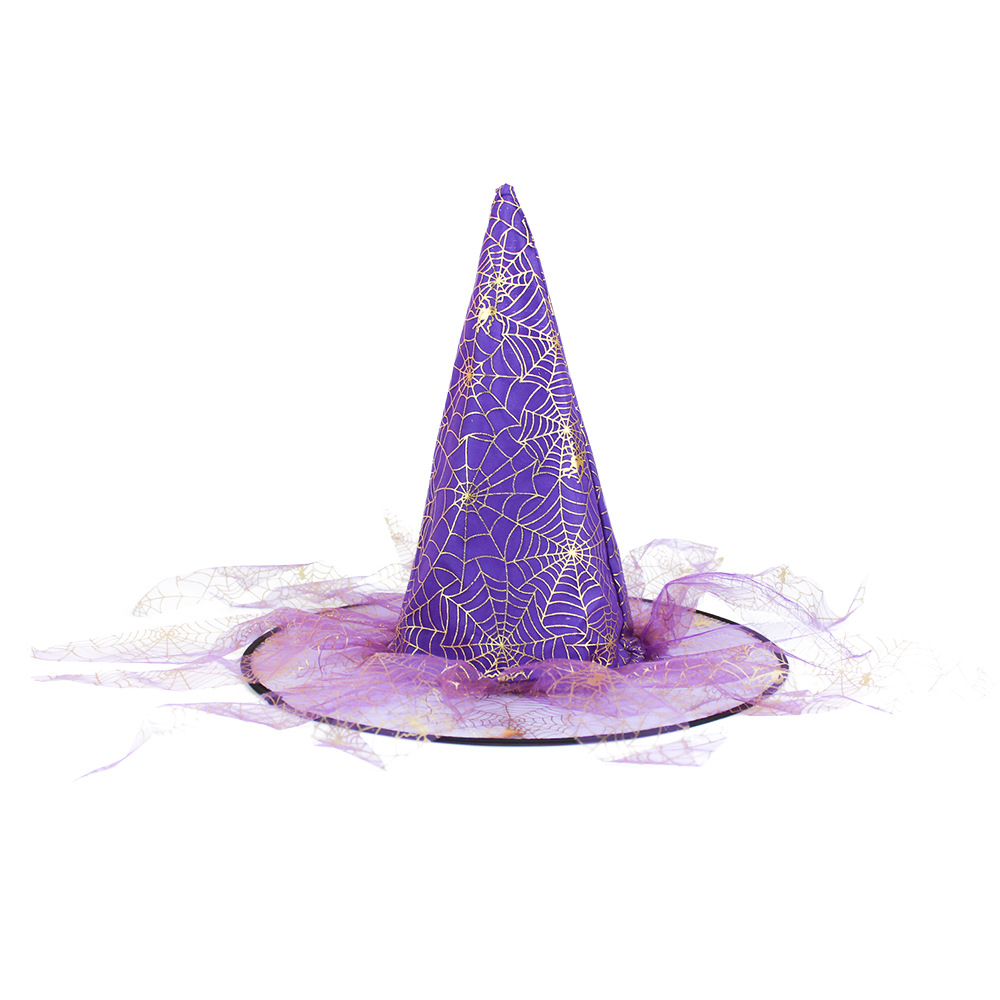 Black Witch Hat For Halloween Glowing Party Decoration Pumpkin_voghion.com