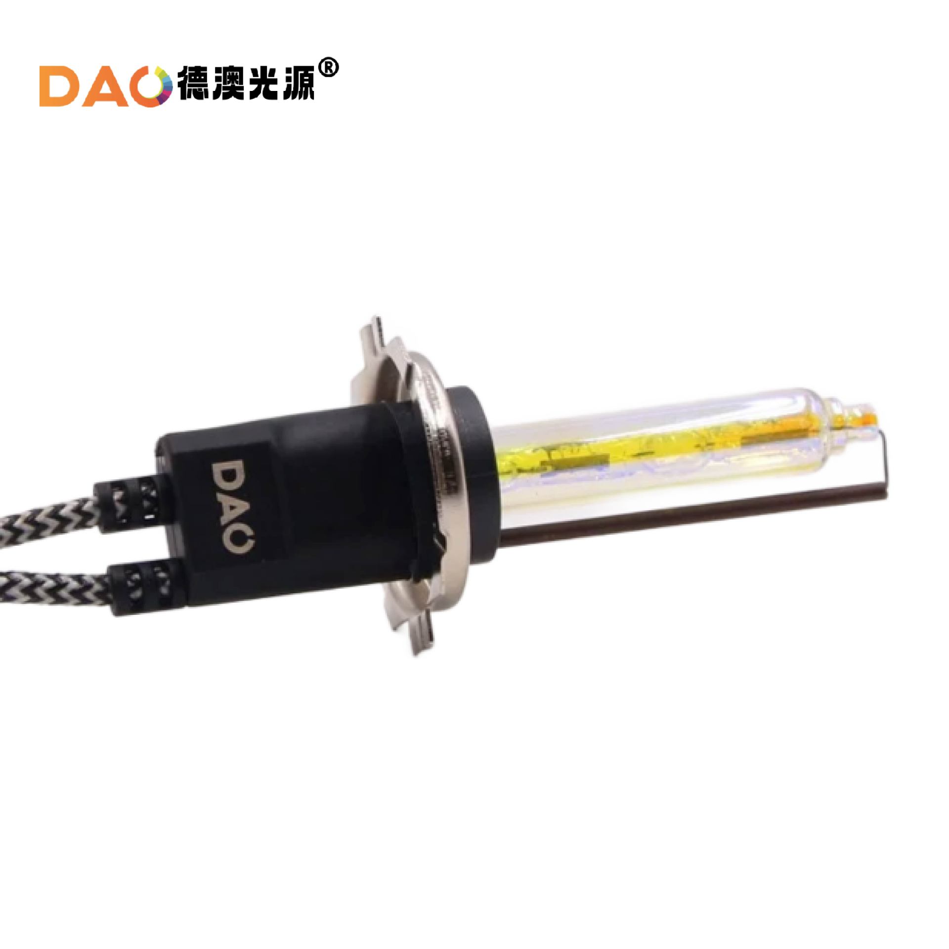 Lámpara del coche modificado limón luz amarilla H3hid xenón bombilla D2H bombilla Super brillante H7 Lime xenón faro