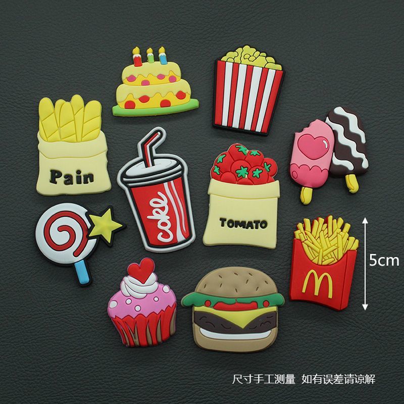 Pegatinas magnéticas pegatinas de refrigerador pegatinas creativas dibujos animados lindos un conjunto de automóviles pegatinas de educación temprana para niños antichoque