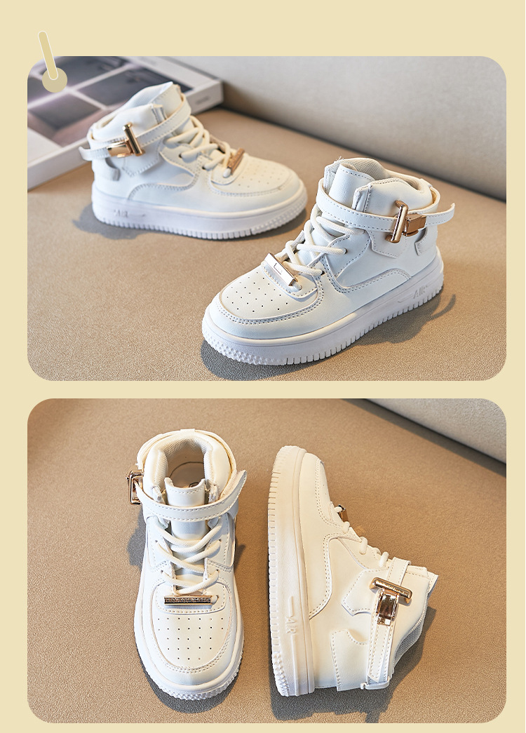  Women's Shoes Girls shoes spring and autumn style white shoes new children's sports shoes small dirty shoes super boys shoes sneakers trendy_voghion.com