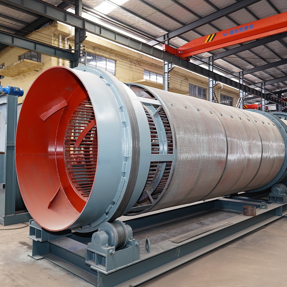 无轴滚筒洗矿机 洗粘土煤炭砂石鹅卵石圆筒洗矿设备 滚筒洗石机