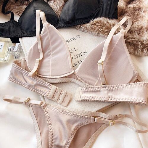 【Bestselling Shop】French Sexy Leopard Print Triangle Bra for Women, Seamless, Thin, Flatters Large Breasts, No Underwire