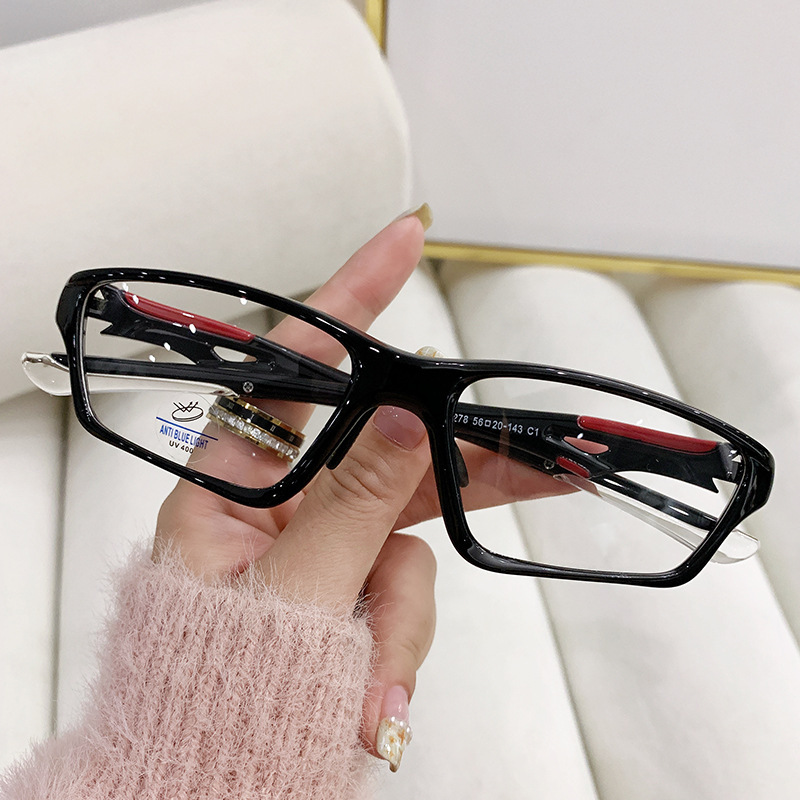 Gafas de lectura multifocales para hombre, monturas de gafas deportivas antideslizantes, gafas de lectura anti-luz azul de moda personalizadas para mujer.