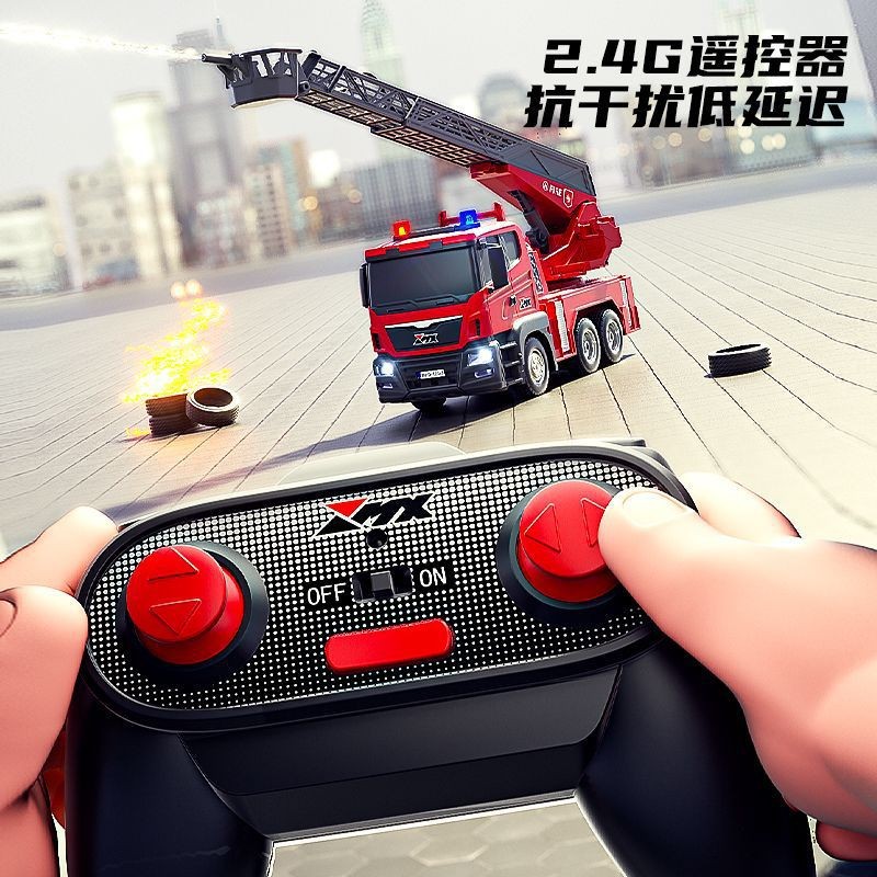 (Cross-border trading), ladder, electric ambulance play in water, rotating electric car, toy for boys, remote control, Birthday gift 4