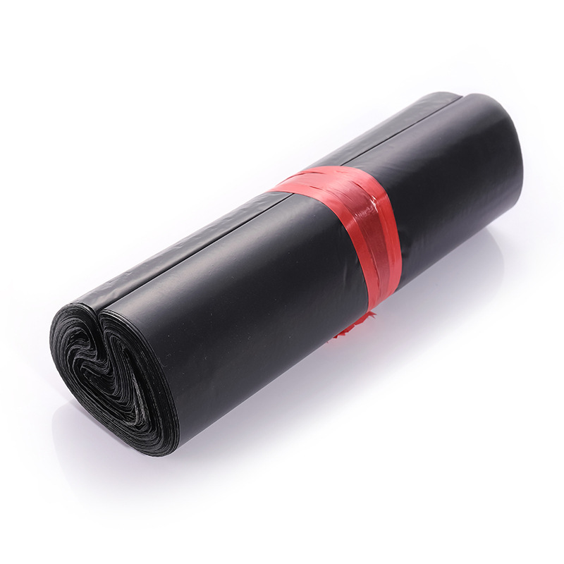 Bolsa de mensajería 12 hilos de material nuevo engrosado comercio electrónico impermeable bolsa de embalaje logística bolsa de mensajería negra bolsa de embalaje al por mayor