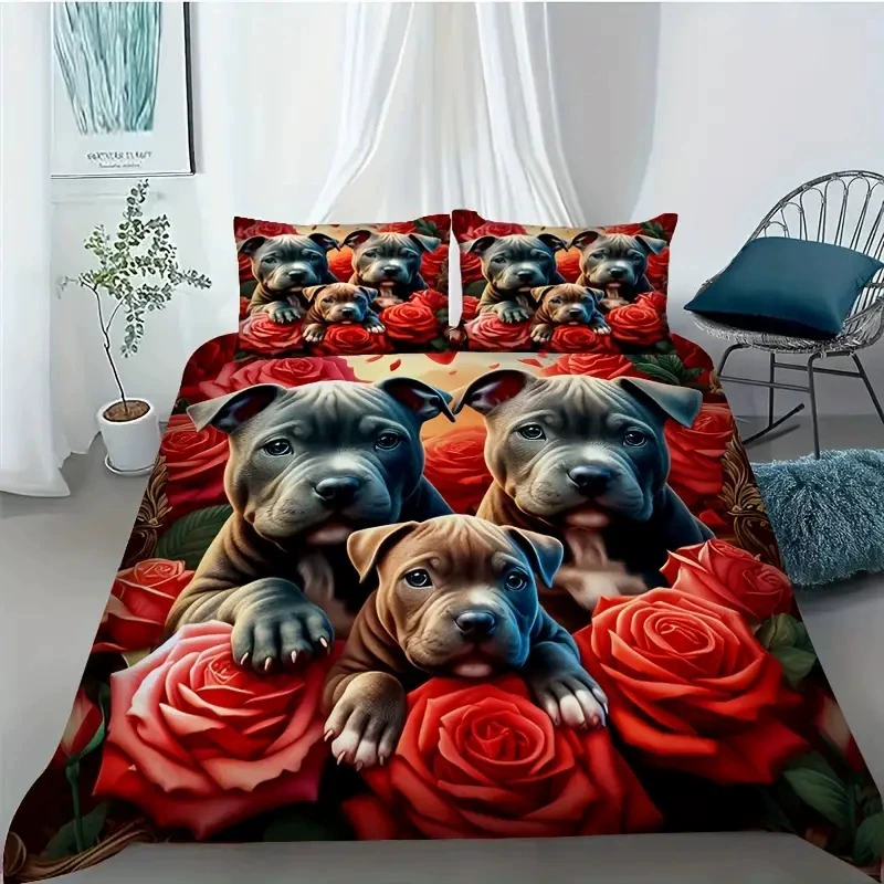 (Cross-border trading), duvet cover with down, soft set, comfortable bedspread, 3D