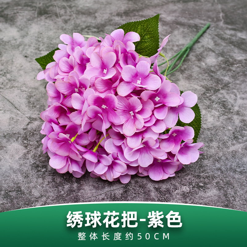 Flores falsas, flores falsas, hortensias, flores de seda, props de boda, flores al por mayor, bodas blancas, sensación alta, hortensias rosa