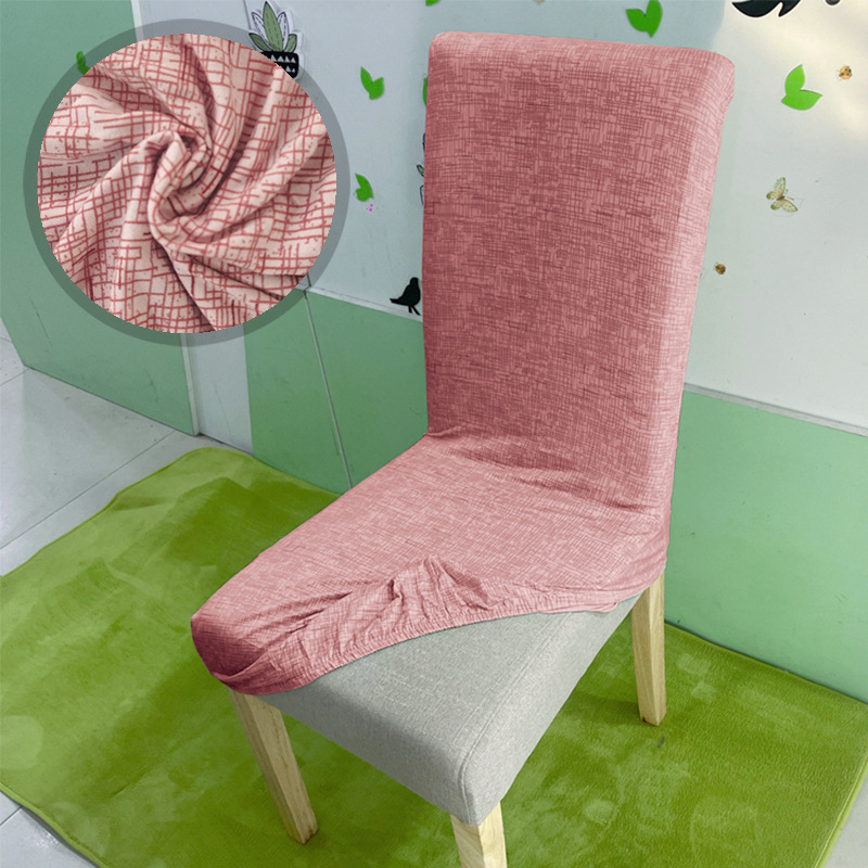 Cubierta de la silla elástica cubierta de la silla integrada familiar cubierta de la silla de comedor moderna simple cubierta de los palillos de Navidad