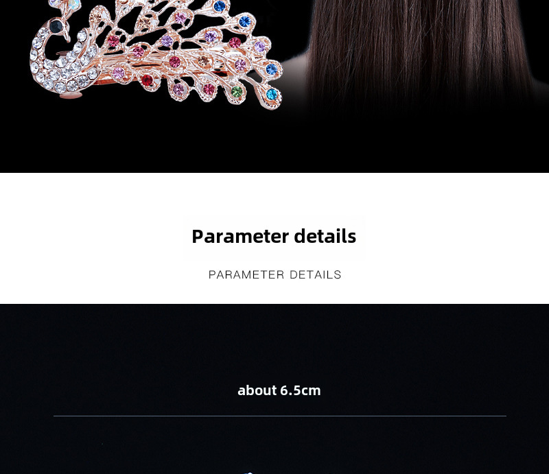 Koreanisches Haar-Accessoire mit Strass-Schleife, einfache Haarnadel für Erwachsene, Perle, horizontaler Clip, Pferdeschwanz-Clip, Top-Clip, Federclip, klein_voghion.com