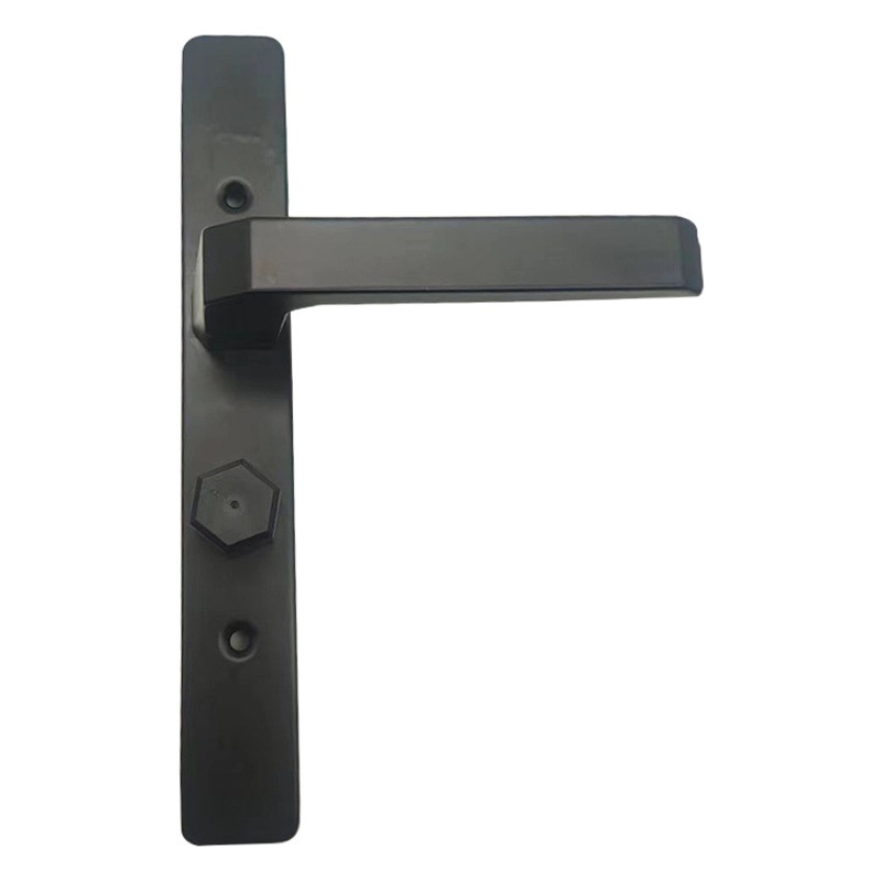 Marco de puerta de lado estrecho negro balcón baño baño cerradura de puerta cocina baño baño baño baño baño manita de una sola lengua sin llave
