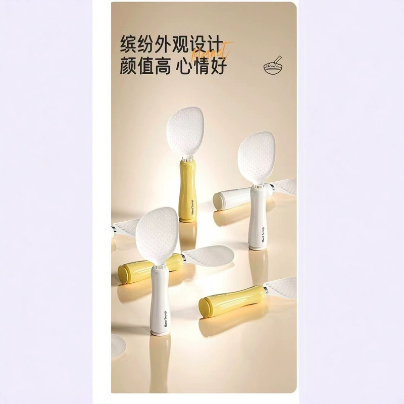 吸盤式磁気しゃもじ、こびりつきにくいしゃもじ、自立型家庭用しゃもじ、お手入れ簡単、しゃもじ、しゃもじ吸盤|undefined