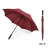 All -fiber business 30 -inch golf umbrella anti -wind skeleton large long -handed umbrella real estate hotel umbrella straight pole umbrella