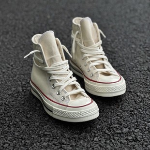 Putian High Version Meiqi Converse 1970s White Low High Top Canvas Shoes Classic Couple Wei Vulcanized Shoes