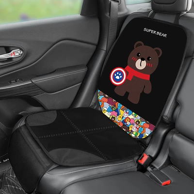Seat cushion, seat cover anti-wear pad isofix universal - captain-bear