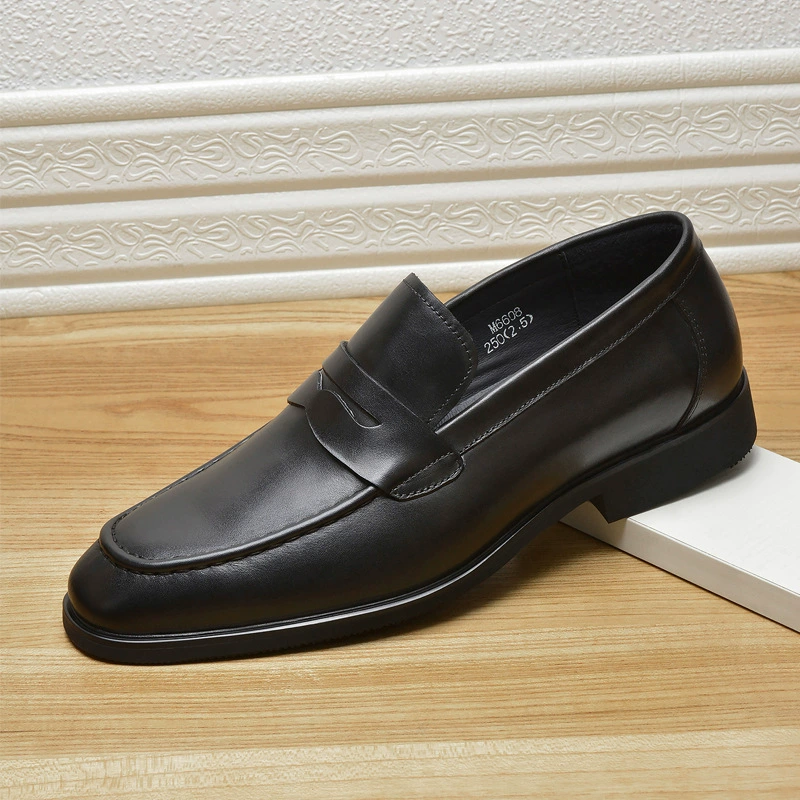 2024 фабрика новая мужская бизнес-обувь первый слой кожаной обуви