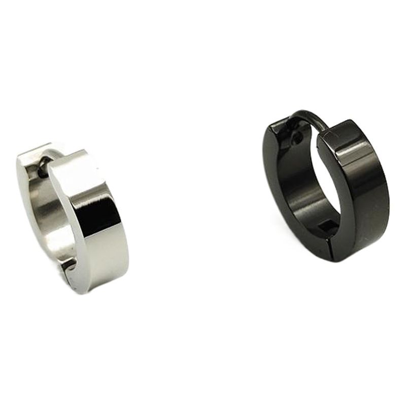Cross-border hot titanium steel earrings ear jewelry electroplating fashion trend single men's and women's earrings ear ring factory direct sales