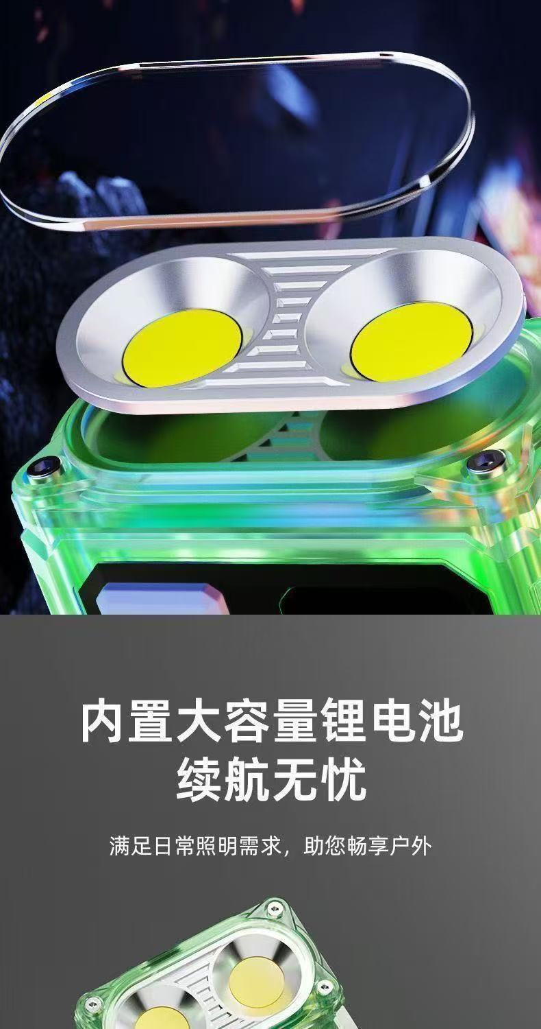 Magnetic Led Work Light Auto Repair Maintenance Light Outdoor Lighting Flashlight Strong Light Charging Small Portable Super Bright