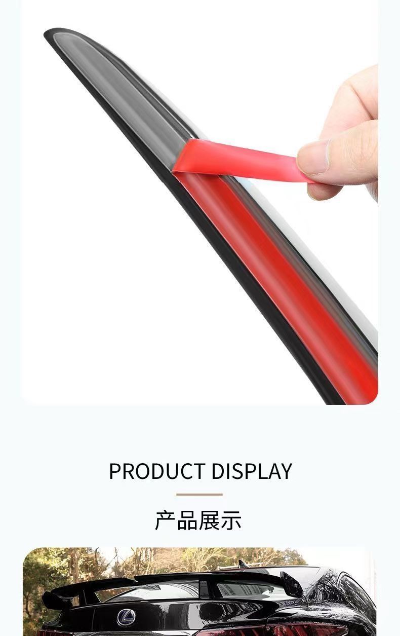 Sanxiang Universal Combat Edition Punch-Free Patch-Free MG Civic Running Wing Modified Parts Carbon Fiber Tail