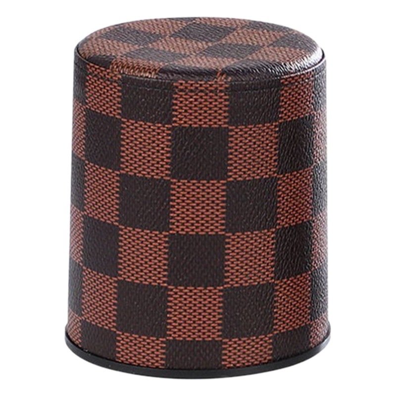 With flannel silencer mute sieve cup high-grade leather hand color cup manual dice dice cup set meal with 6 dice