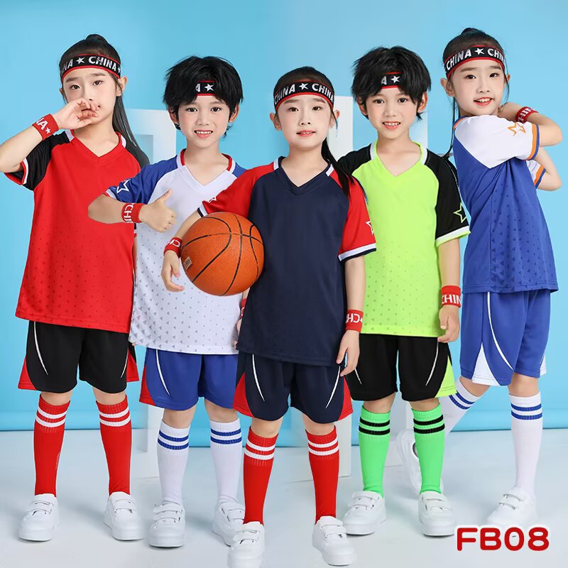 Children's Badminton Suit Summer Boys' Competition Training Suit Student Football Quick-Drying Suit Volleyball Table Tennis Suit Women