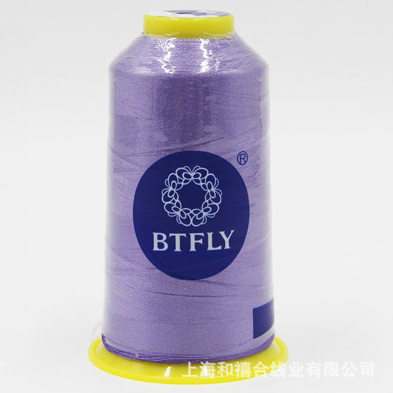 Mariposa marca hilo de bordado 108D / 2 hilo de bordado de poliéster de alta temperatura no desvanecerse calidad ecológica resistente al lavado brillante