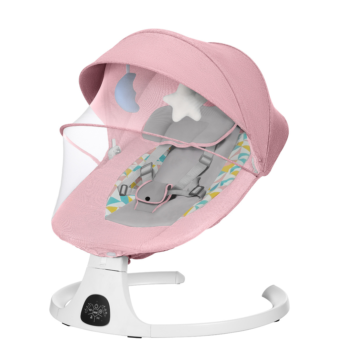 Silla transfronteriza para bebés, silla de mecedora eléctrica para bebés, silla inteligente para dormir para recién nacidos