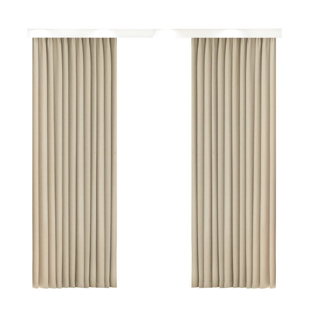 フル遮光両面シニールカーテン寝室リビングルームクリーム風高級感モダンシンプル厚手断熱日焼け止め