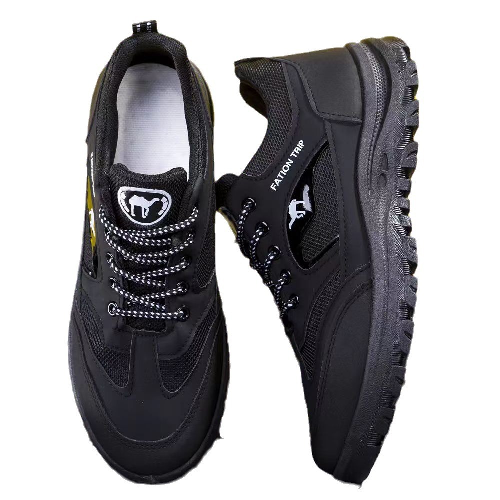 Zapatos de senderismo para hombres al aire libre 2025 zapatos deportivos de moda suela suave zapatos de papá casuales resistentes al desgaste zapatos de senderismo para hombres