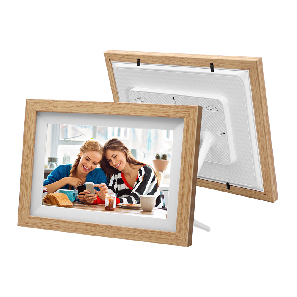 26新型 10.1inchFrameo デジタルフォトフレーム WiFi対応モバイルアプリで写真を送信、高画質の写真や動画を再生