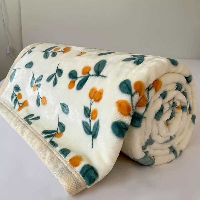 Coral flannel duvet, increased thickness