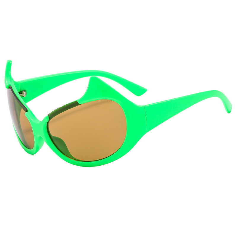 Men's and women's fashion new sunglasses foreign trade UV protection personality hip hop sunglasses cross-border online red style glasses