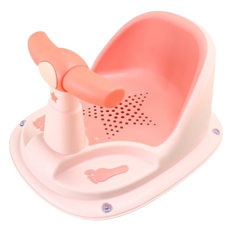 Silla de baño para bebés transfronteriza, artefacto de baño para niños, taburete de baño, asiento de soporte para sentarse, taburete de baño antideslizante para bebés