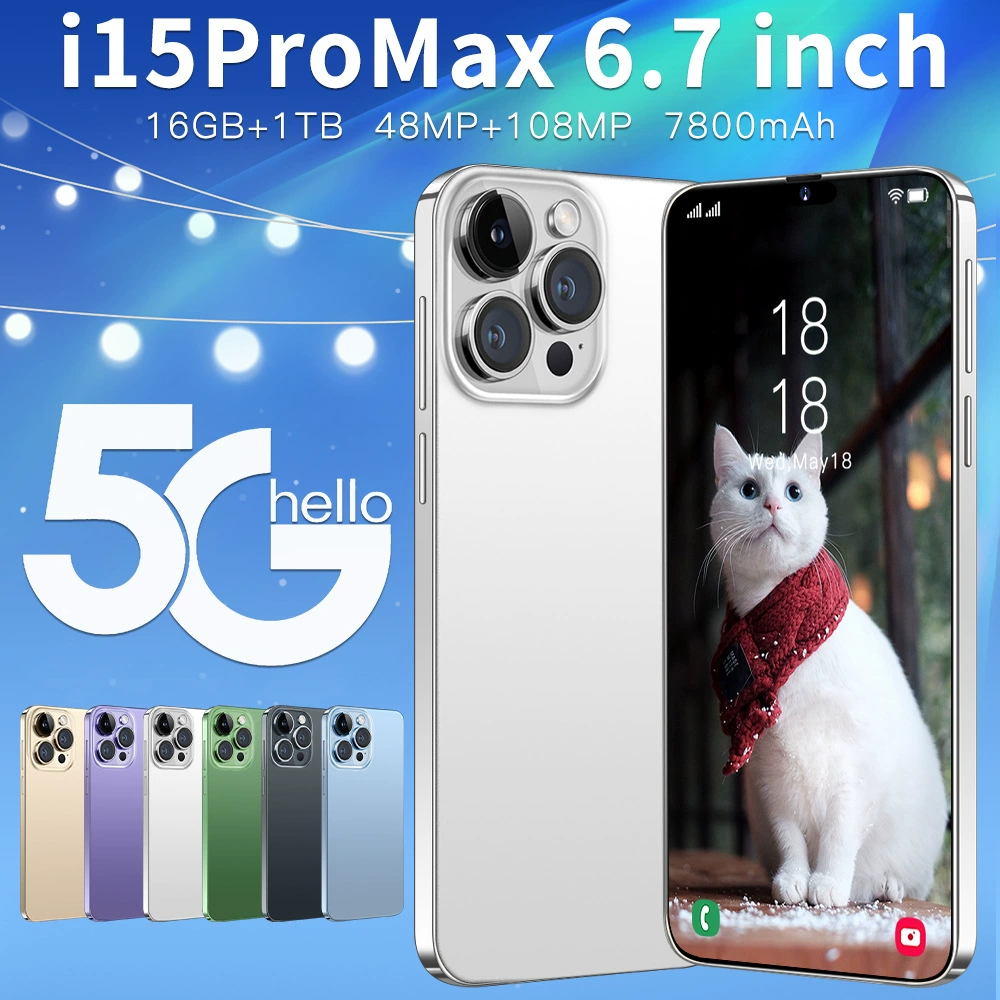 (跨境贸易) смартфон, intel core i15, 15proмакс, широкий экран, (Физикал), Android