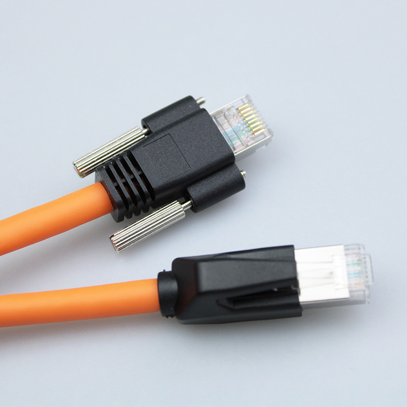 10 trillion high-flexible industrial camera network cable drag chain Haikang CCD eight 10 trillion network cable gige shielded wire with screws 10 trillion high-flexible industrial camera network cable drag chain Haikang CCD eight 10 trillion network cable gige shielded wire with screws