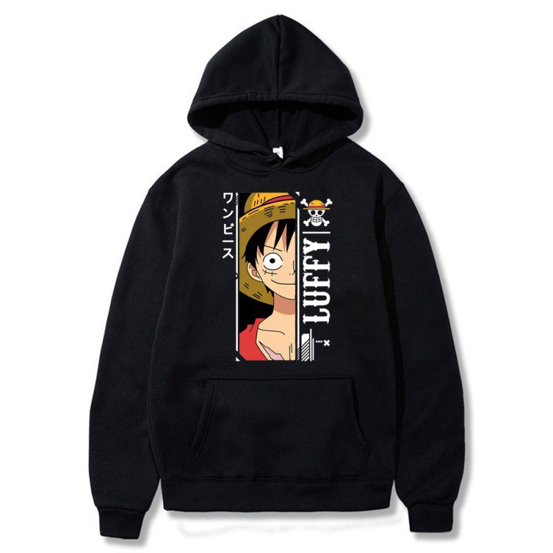 One Piece Zoro Pullover Hoodie Cross-Border Fleece Men's and Women's Jacket Hoodie