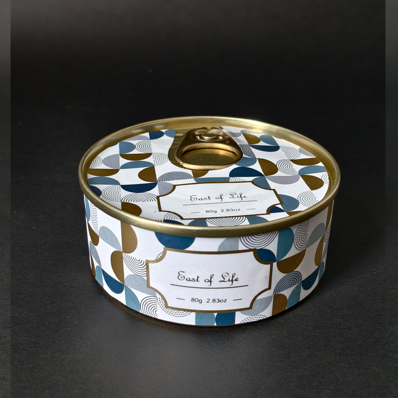 Hecho a mano cera de soja hierro puede aromaterapia vela al por mayor personalizado creativo hojalata fragancia con regalo de mano puede vela image 9