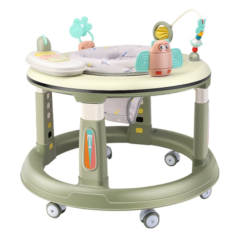 Ходунки для мальчиков и девочек, антиперекидывающиеся, 7-18 месяцев, для мальчиков и девочек могут сидеть на детской коляске, детская коляска.